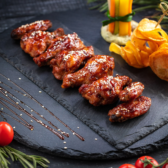 Крылья BBQ в медовой глазури